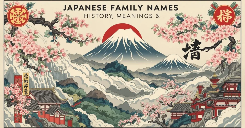 Japanese family names