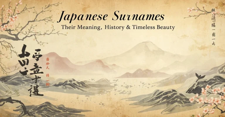 Japanese surnames