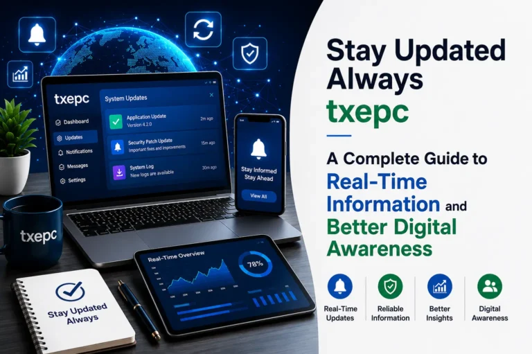 Stay Updated Always txepc – A Complete Guide to Real-Time Information and Better Digital Awareness